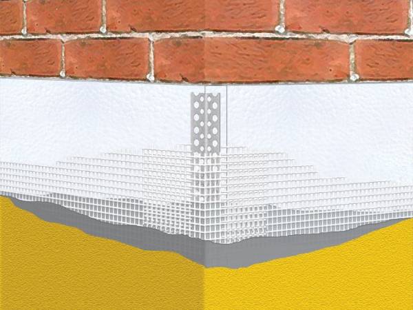 TPVC corner beads with fiberglass mesh can be used in EIFS.